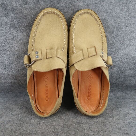 Quoddy Shoes Womens 10.5 Slip On Ring Mule Leather Handcrafted Fashion Comfort - Picture 7 of 15